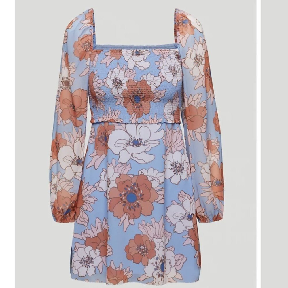 💥NEW TO CLOSET💥 Aritzia Wilfred Villa Pleated Chiffon Dress